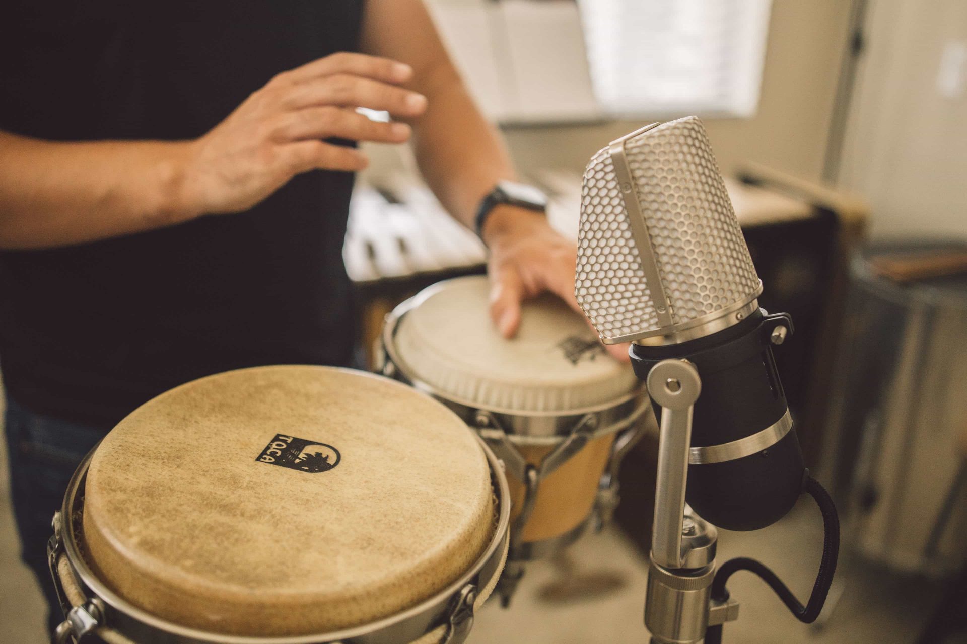 How To Record Percussion With the KU4 artist portrait