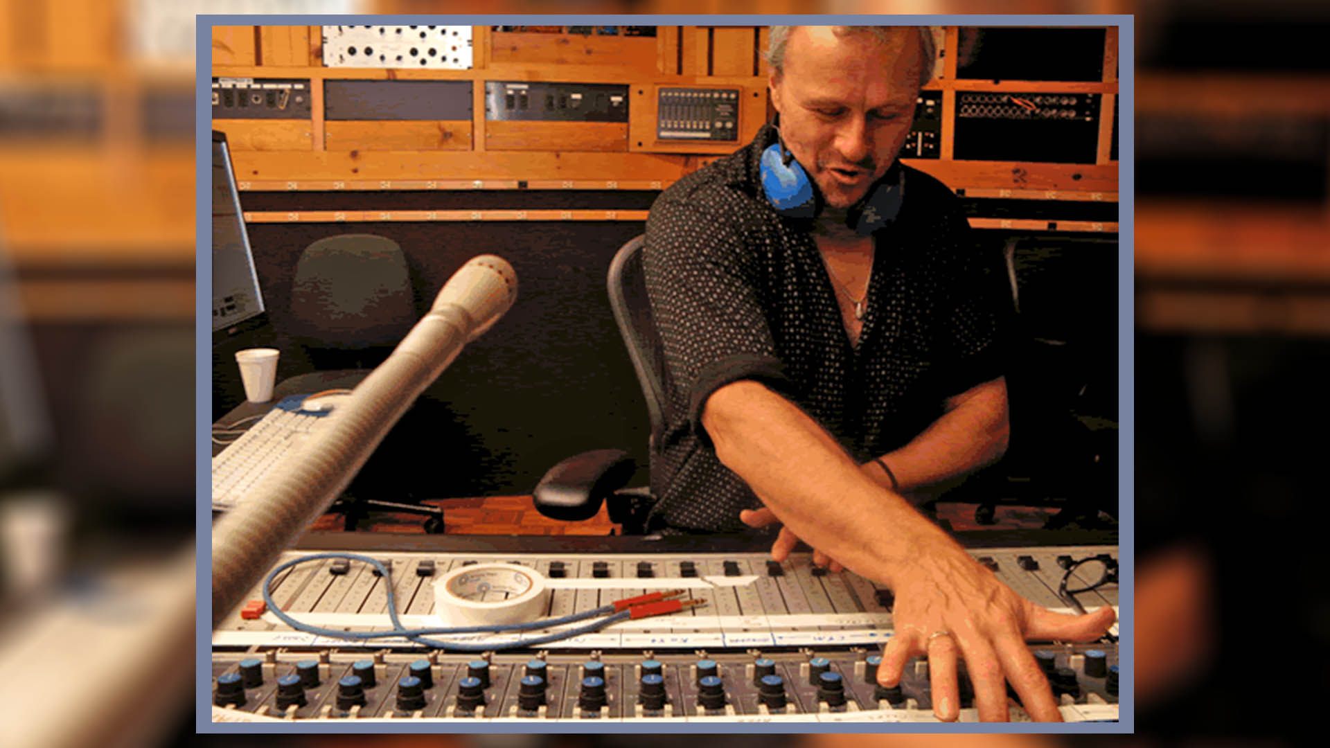 Neil Dorfsman / Bjork, Bob Dylan artist portrait