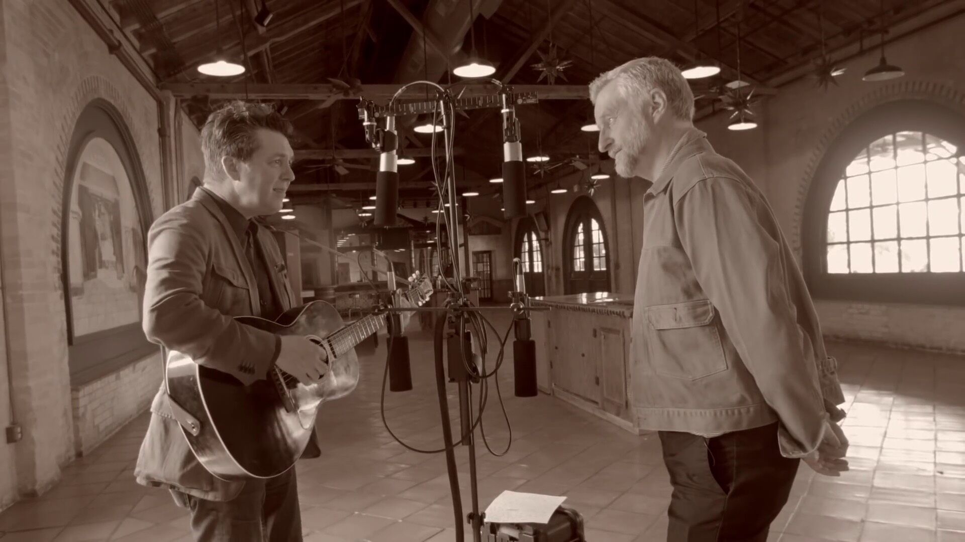 Billy Bragg & Joe Henry perform ‘Gentle On My Mind’ artist portrait